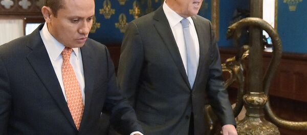 Rusya Dışişleri Bakanı Sergey Lavrov- Guatemalalı mevkidaşı Carlos Raul Morales - Sputnik Türkiye