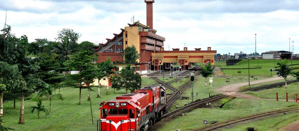 Kamerun'un Douala kentinden ayrılan tren - Sputnik Türkiye