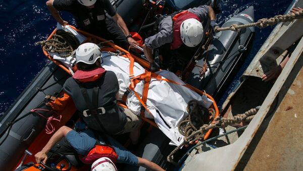 Libya'da sığınmacı botuna müdahale - Sputnik Türkiye