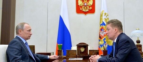 Vladimir Putin - Aleksey Miller - Sputnik Türkiye