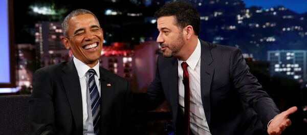 Barack Obama - Jimmy Kimmel - Sputnik Türkiye