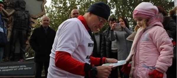 Donbass’ta ölen çocuklar için 150 kilometre koşan Rus koşucu - Sputnik Türkiye