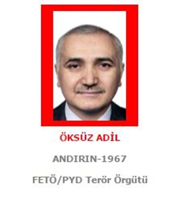 Adil Öksüz'ün arananlar listesinde 'kırmızı' kategoride bulunduğu açıklandı.  - Sputnik Türkiye