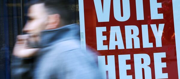ABD’de erken oy verme işlemi başladı. - Sputnik Türkiye