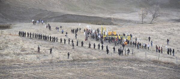 Abd'de Dakota boru hattı eylemi - Sputnik Türkiye