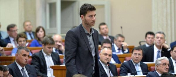 Sırp milletvekili İvan Bernar Sırp milletvekili İvan Bernar - Sputnik Türkiye