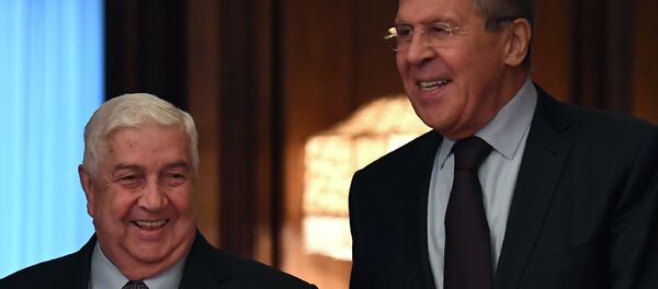 Suriye Dışişleri Bakanı Velid Muallim Rus mevkidaşı Sergey Lavrov ile Moskova'da görüştü - Sputnik Türkiye