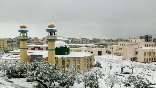 İran kar yağışı - Sputnik Türkiye