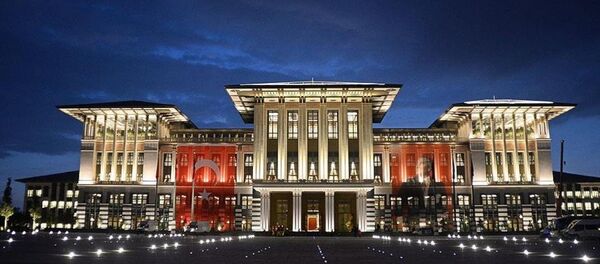 Cumhurbaşkanlığı Sarayı - Cumhuriyet Bayramı Cumhurbaşkanlığı Sarayı - Cumhuriyet Bayramı - Sputnik Türkiye
