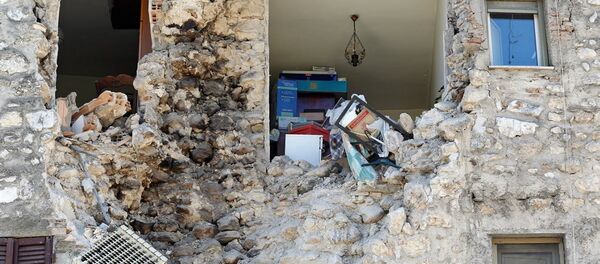 İtalya deprem İtalya deprem - Sputnik Türkiye