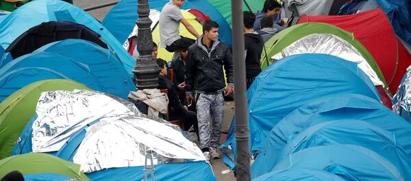 Paris- Calais- Sığınmacı - Sputnik Türkiye