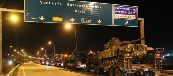 Şırnak'a giden askeri konvoy Gaziantep'te - Sputnik Türkiye