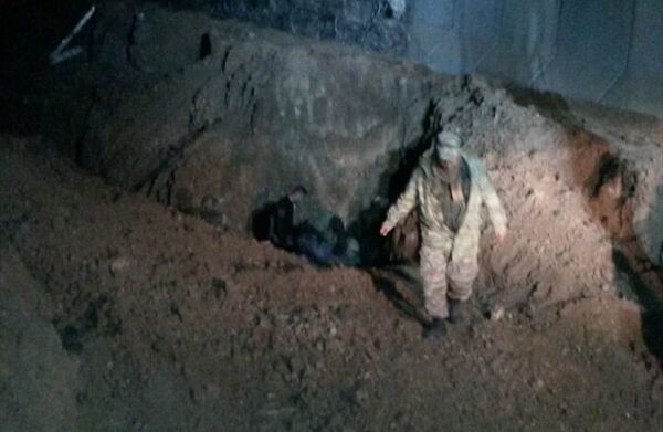 Mardin'in Nusaybin ilçesinde Suriye'ye açılan tünel bulundu. - Sputnik Türkiye