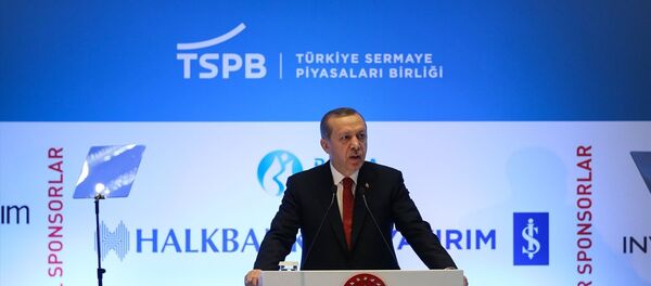 Cumhurbaşkanı Recep Tayyip Erdoğan, Sermaye Piyasaları Kongresi'ne katıldı. - Sputnik Türkiye