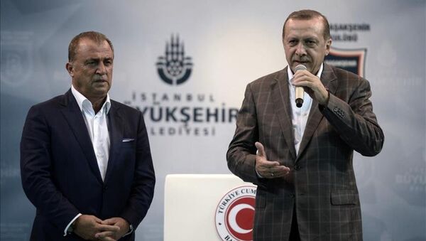 Fatih Terim - Recep Tayyip Erdoğan - Sputnik Türkiye