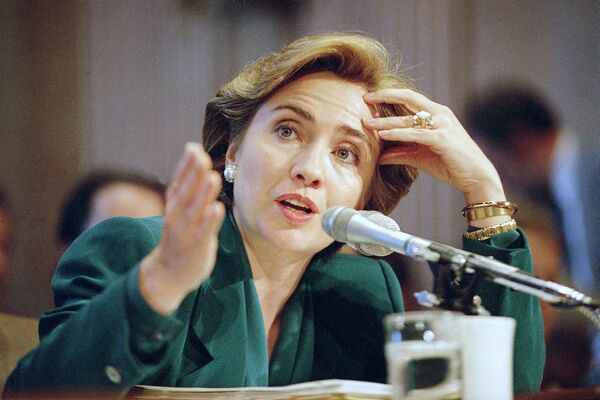 First Lady Clinton, 1993. - Sputnik Türkiye