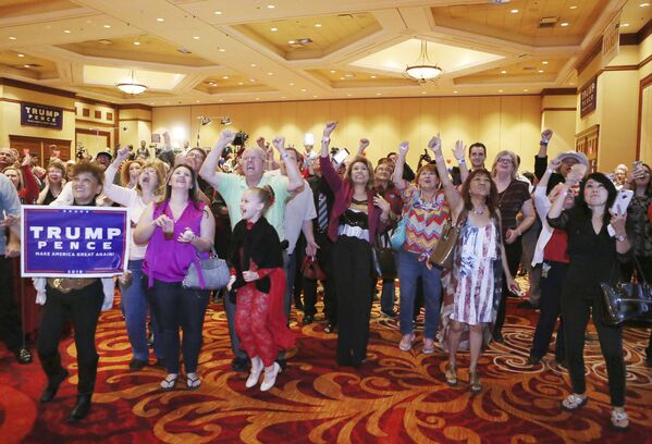 Trump'ın Las Vegas'taki destekçileri. - Sputnik Türkiye