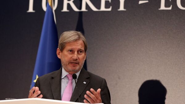 Genişlemeden sorumlu Avrupa Komisyonu üyesi Johannes Hahn - Sputnik Türkiye