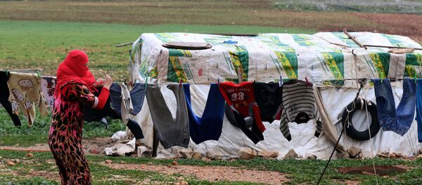 Lübnan'daki Suriyeli sığınmacılar - Sputnik Türkiye