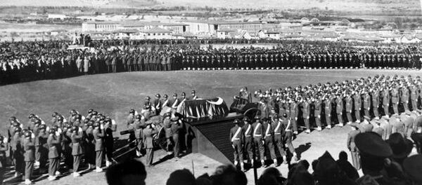 Mustafa Kemal Atatürk'ün naaşının Anıtkabir'e nakil fotoğrafları - Sputnik Türkiye