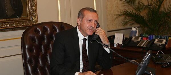 Cumhurbaşkanı Recep Tayyip Erdoğan - telefon - Sputnik Türkiye