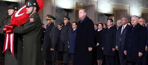 Cumhurbaşkanı Erdoğan Anıtkabir'de - Sputnik Türkiye