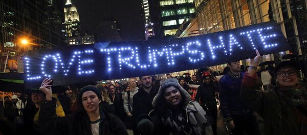 Anti-Trump-Proteste in New York Anti-Trump-Proteste in New York - Sputnik Türkiye