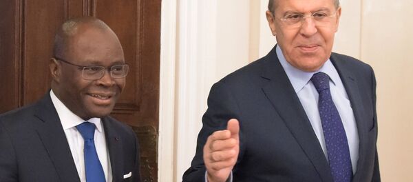 Rusya Dışişleri Bakanı Sergey Lavrov- Benin Dışişleri Bakanı Aurelien Agbenonci - Sputnik Türkiye