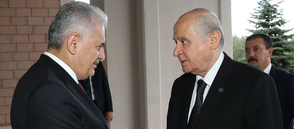 Binali Yıldırım - Devlet Bahçeli - Sputnik Türkiye