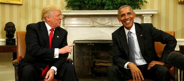 Donald Trump - Barack Obama - Sputnik Türkiye