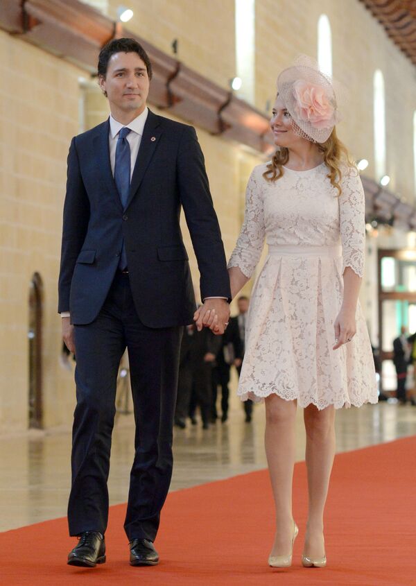 Kanada Başbakanı Justin Trudeau’nun eşi Sophie Gregoire. - Sputnik Türkiye
