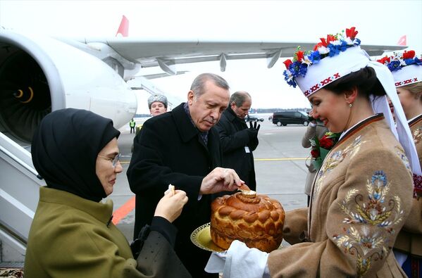 Recep Tayyip Erdoğan - Emine Erdoğan / Belarus - Sputnik Türkiye