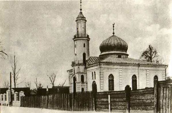 Türkiye tarafından yeniden inşa edilen Minsk Camisi'nin 1900 yılında çekilen bir fotoğrafı - Sputnik Türkiye