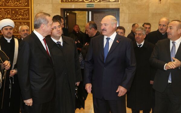 Recep Tayyip Erdoğan - Aleksandr Lukaşenko - Sputnik Türkiye