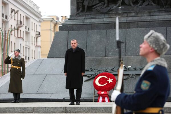 Recep Tayyip Erdoğan Belarus'ta - Sputnik Türkiye