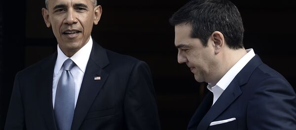 ABD Başkanı Barack Obama ve Yunanistan Başbakanı Aleksis Çipras - Sputnik Türkiye