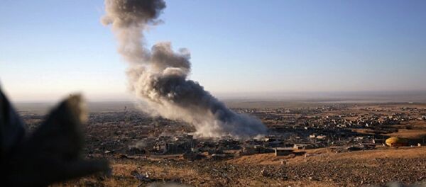 Koalisyonun Irak'taki hava saldırısı - Sputnik Türkiye