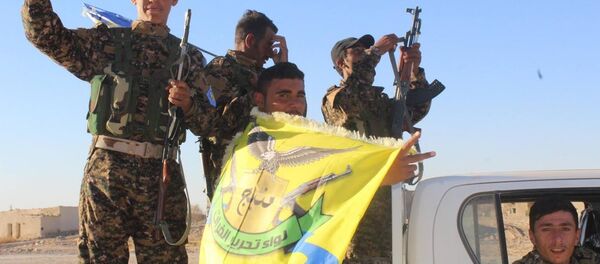 PYD'ye yakın Demokratik Suriye Güçleri de Türkiye destekli ÖSO gibi El Bab bölgesine yönelik operasyon başlattı. PYD'ye yakın Demokratik Suriye Güçleri de Türkiye destekli ÖSO gibi El Bab bölgesine yönelik operasyon başlattı. - Sputnik Türkiye