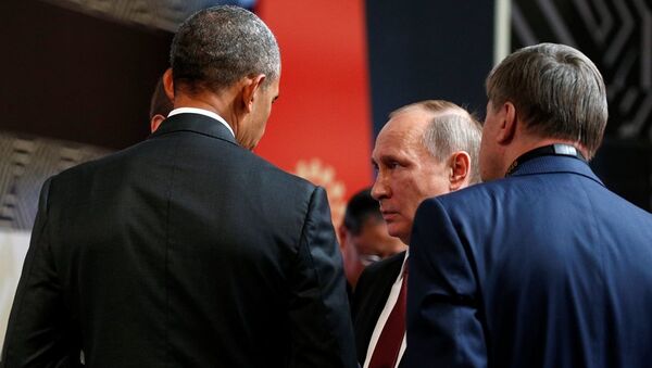 Vladimir Putin - Barack Obama - APEC zirvesi - Sputnik Türkiye