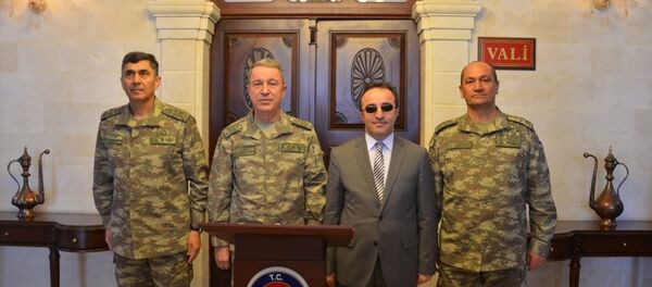 Genelkurmay Başkanı Orgeneral Hulusi Akar'ın Kilis ziyareti - Sputnik Türkiye