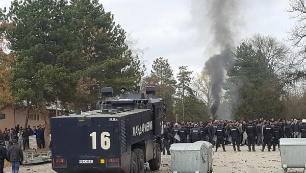 Bulgaristan'daki Harmanlı kampında polisle sığınmacılar çatıştı - Sputnik Türkiye