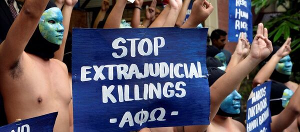 Filipinler'de 'Diktatör Marcos' protestosu - Sputnik Türkiye