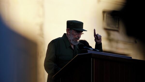 Cuba's leader Fidel Castro - Sputnik Türkiye