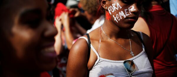 Brezilya'da gösteriler - Sputnik Türkiye