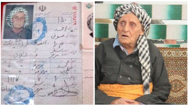 İran'ın en yaşlı insanı Ahmed Sufi - Sputnik Türkiye