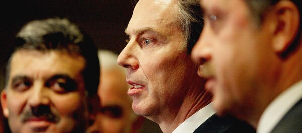 Recep Tayyip Erdoğan - Tony Blair - Abdullah Gül Recep Tayyip Erdoğan - Tony Blair - Abdullah Gül - Sputnik Türkiye