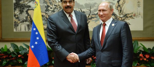 Venezülla Devlet Başkanı Nicolas Maduro- Rusya Devlet Başkanı Vladimir Putin - Sputnik Türkiye