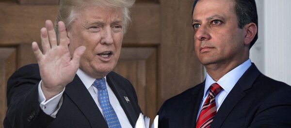 Donald Trump ve Savcı Preet Bharara - Sputnik Türkiye