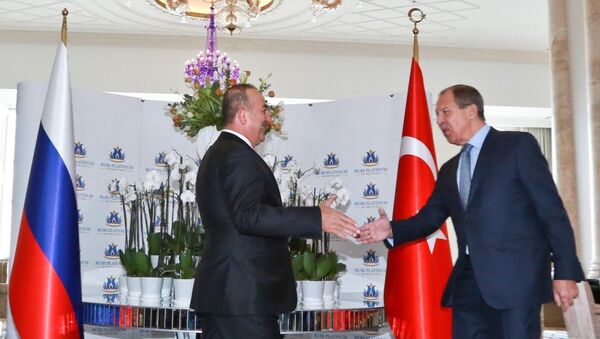 Türkiye Dışişleri Bakanı Mevlüt Çavuşoğlu- Rusya Dışişleri Bakanı Sergey Lavrov - Sputnik Türkiye