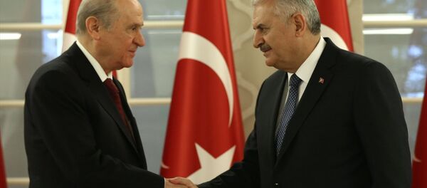 Binali Yıldırım - Devlet Bahçeli - Sputnik Türkiye